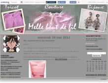 Tablet Screenshot of mlleboutdefil.canalblog.com