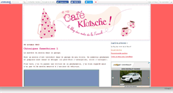 Desktop Screenshot of cafeklatsche.canalblog.com