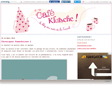 Tablet Screenshot of cafeklatsche.canalblog.com