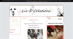 Desktop Screenshot of liecreations.canalblog.com