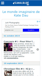 Mobile Screenshot of katedauauteur.canalblog.com