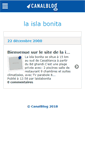 Mobile Screenshot of islabonita.canalblog.com
