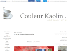 Tablet Screenshot of couleurkaolin.canalblog.com