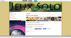 Desktop Screenshot of jeuxsolo.canalblog.com