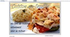Desktop Screenshot of cuisineenfamille.canalblog.com