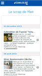 Mobile Screenshot of maescrap.canalblog.com
