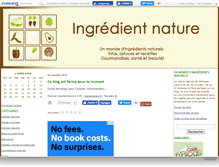 Tablet Screenshot of ingredientnature.canalblog.com