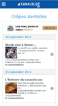Mobile Screenshot of crepesdentelles.canalblog.com