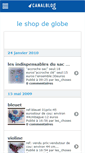 Mobile Screenshot of leshopdeglobe.canalblog.com
