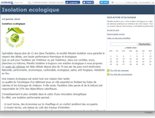 Tablet Screenshot of isolationeco.canalblog.com