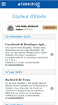Mobile Screenshot of couleurdetoile.canalblog.com
