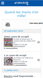 Mobile Screenshot of lesmainssenmele.canalblog.com