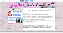 Desktop Screenshot of mzellechaleeloo.canalblog.com