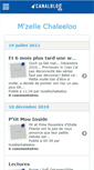 Mobile Screenshot of mzellechaleeloo.canalblog.com