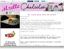 Tablet Screenshot of mzellechaleeloo.canalblog.com