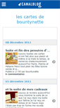 Mobile Screenshot of cartynette.canalblog.com