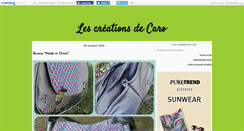 Desktop Screenshot of carocreative.canalblog.com