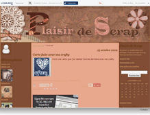 Tablet Screenshot of plaisirdescrap.canalblog.com