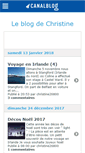 Mobile Screenshot of christine26800.canalblog.com