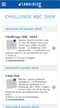 Mobile Screenshot of challengeabc2009.canalblog.com