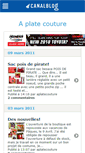 Mobile Screenshot of aplatecouture.canalblog.com