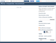 Tablet Screenshot of minavoyance.canalblog.com