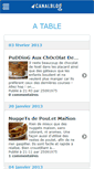 Mobile Screenshot of latabledecarine.canalblog.com