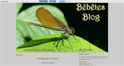 Desktop Screenshot of entomoquestions.canalblog.com