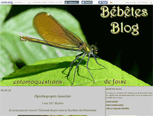 Tablet Screenshot of entomoquestions.canalblog.com
