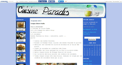 Desktop Screenshot of cuisineparadis.canalblog.com