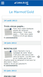 Mobile Screenshot of marmotgolds.canalblog.com