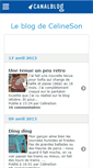 Mobile Screenshot of celinetest.canalblog.com