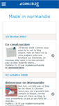 Mobile Screenshot of madeinnormandie.canalblog.com
