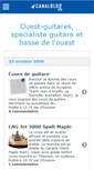 Mobile Screenshot of ouestguitares.canalblog.com