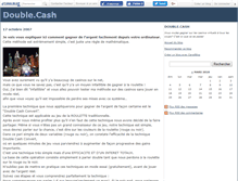 Tablet Screenshot of doublecash.canalblog.com