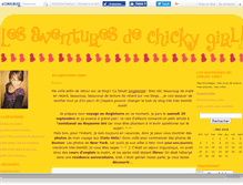 Tablet Screenshot of chickygirl.canalblog.com