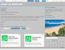 Tablet Screenshot of expatenthailande.canalblog.com