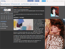 Tablet Screenshot of evelynechascal.canalblog.com