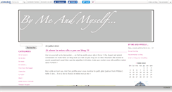 Desktop Screenshot of bymeandmyself.canalblog.com