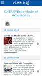 Mobile Screenshot of cherrybelle.canalblog.com