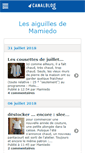 Mobile Screenshot of mamiedoaiguilles.canalblog.com
