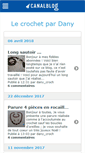 Mobile Screenshot of danycroch.canalblog.com