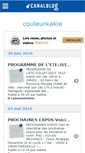 Mobile Screenshot of couleurkakie.canalblog.com
