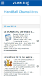 Mobile Screenshot of hbchamalieres.canalblog.com