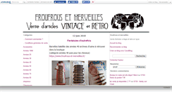 Desktop Screenshot of froufroutresors.canalblog.com