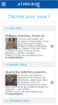 Mobile Screenshot of jecriraipourvous.canalblog.com