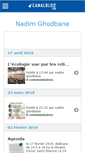 Mobile Screenshot of nadimghodbane.canalblog.com