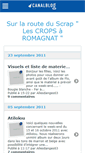 Mobile Screenshot of larouteduscrap.canalblog.com