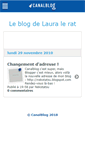 Mobile Screenshot of lauralerat.canalblog.com