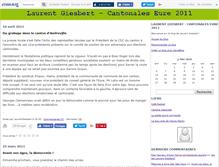 Tablet Screenshot of laurentgiesbert.canalblog.com